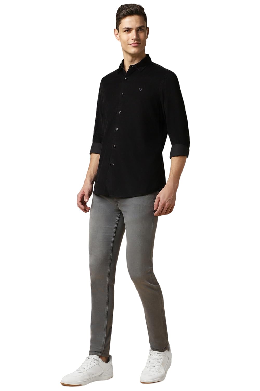 Allen Solly Men's Solid Regular Fit Shirt