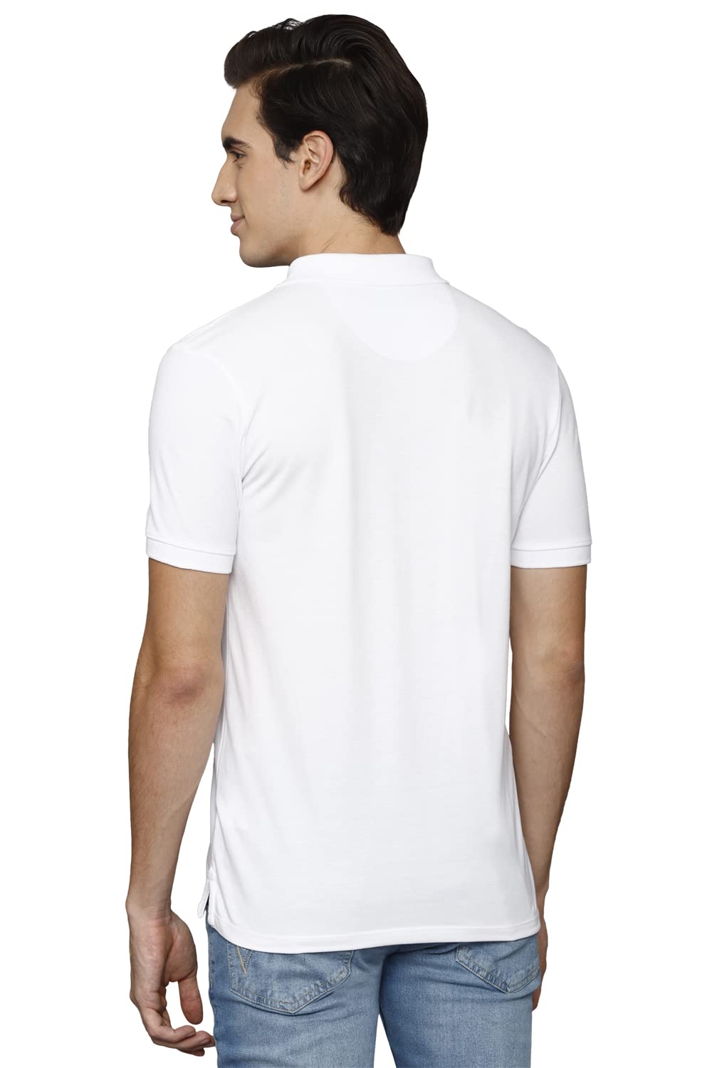 Allen Solly Men's Solid Regular Fit Polo Shirt