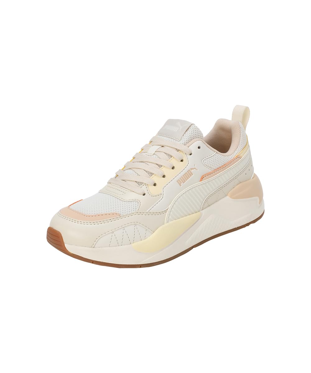Puma Unisex-Adult X-Ray 2 Square Alpine Snow-Frosted Ivory-Cashew Sneaker