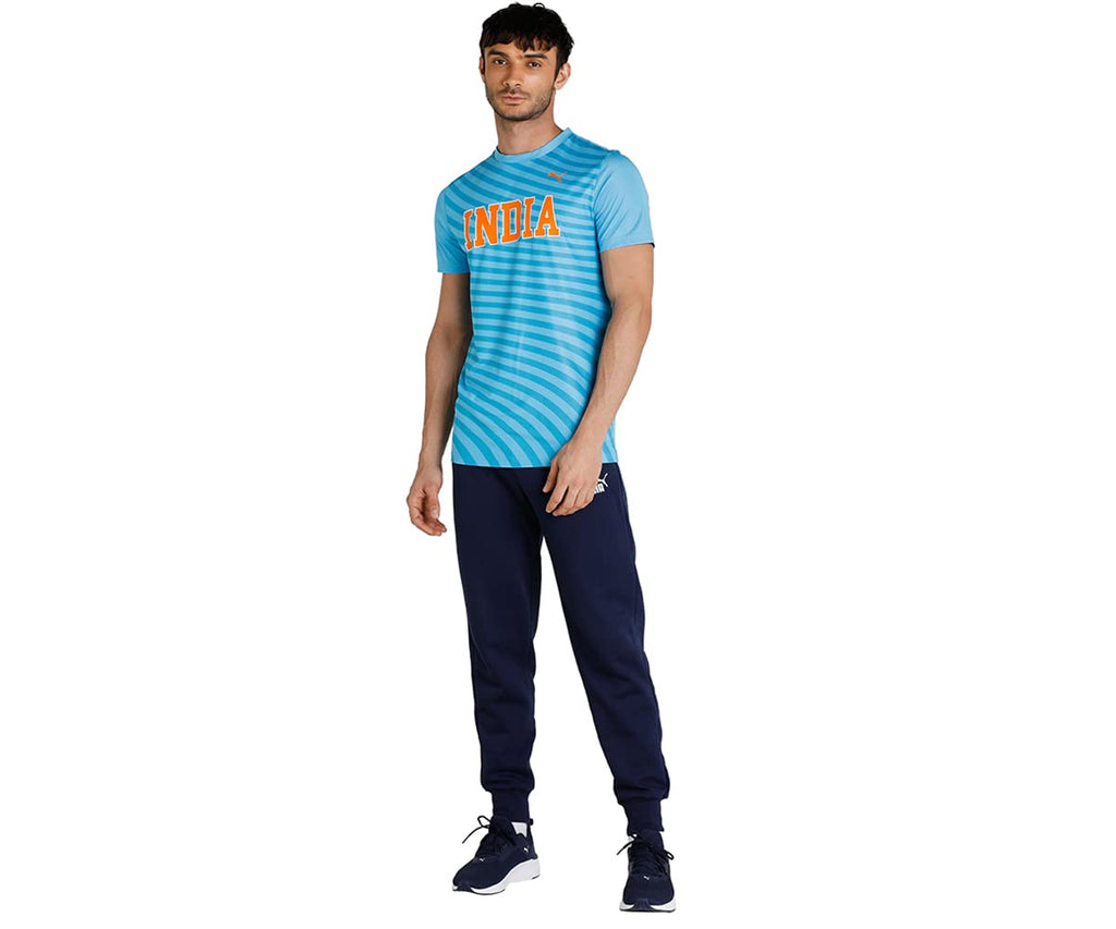 Puma Men's Solid Regular Fit T-Shirt