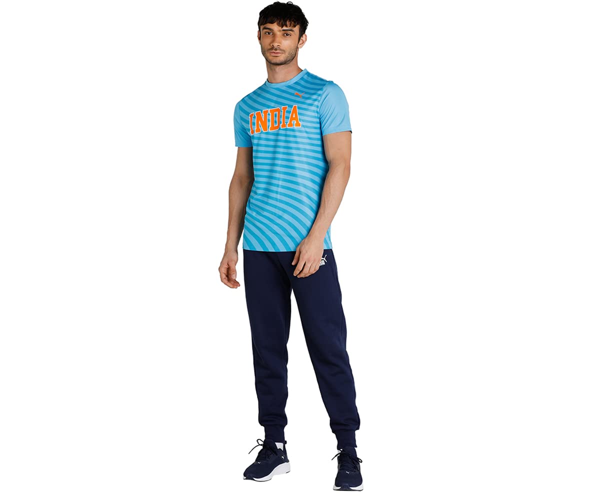 Puma Men's Solid Regular Fit T-Shirt