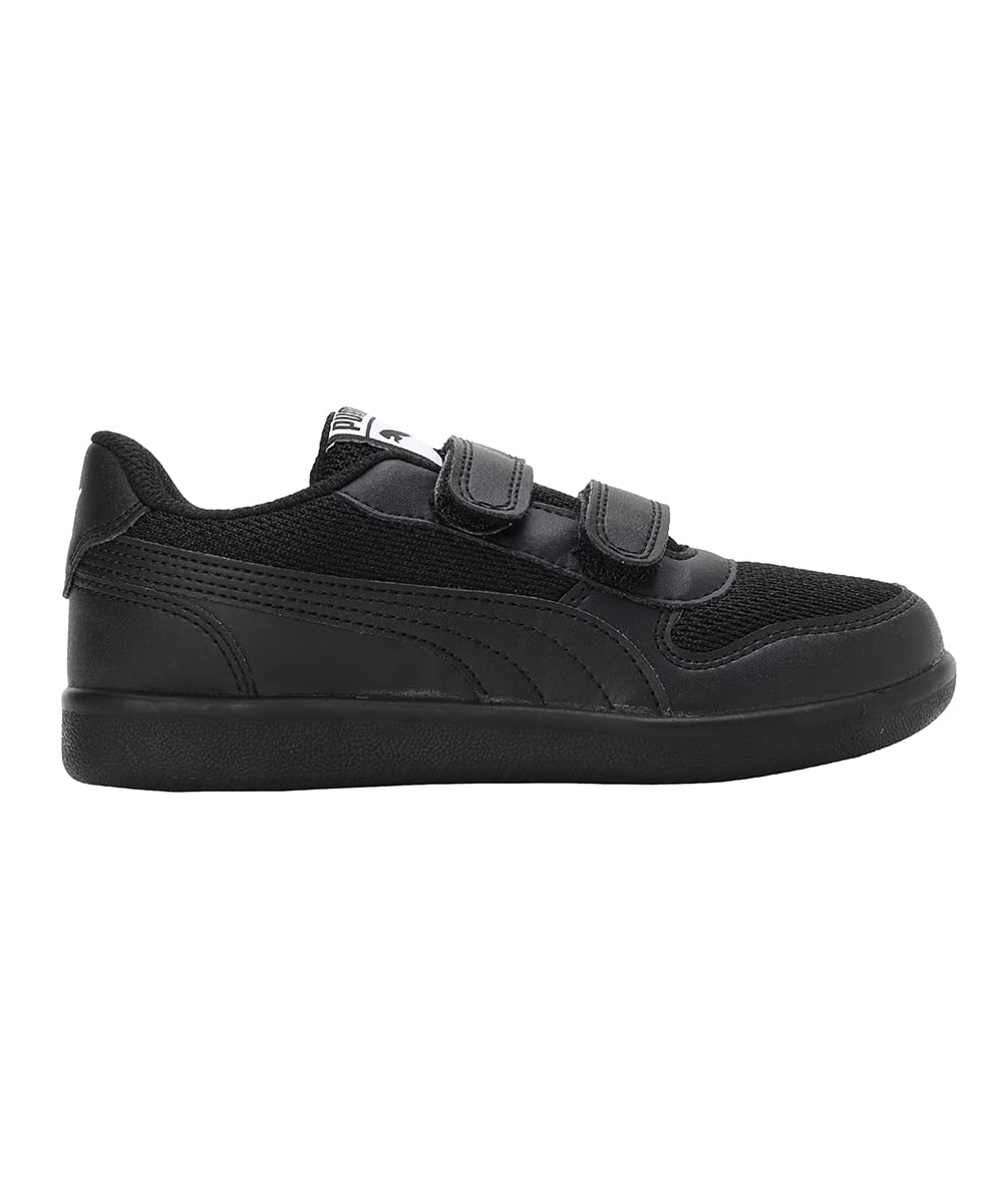 Puma Unisex-Kid Kent 2.0 V PS Black-Black Sneaker - 13 UK (38083102)