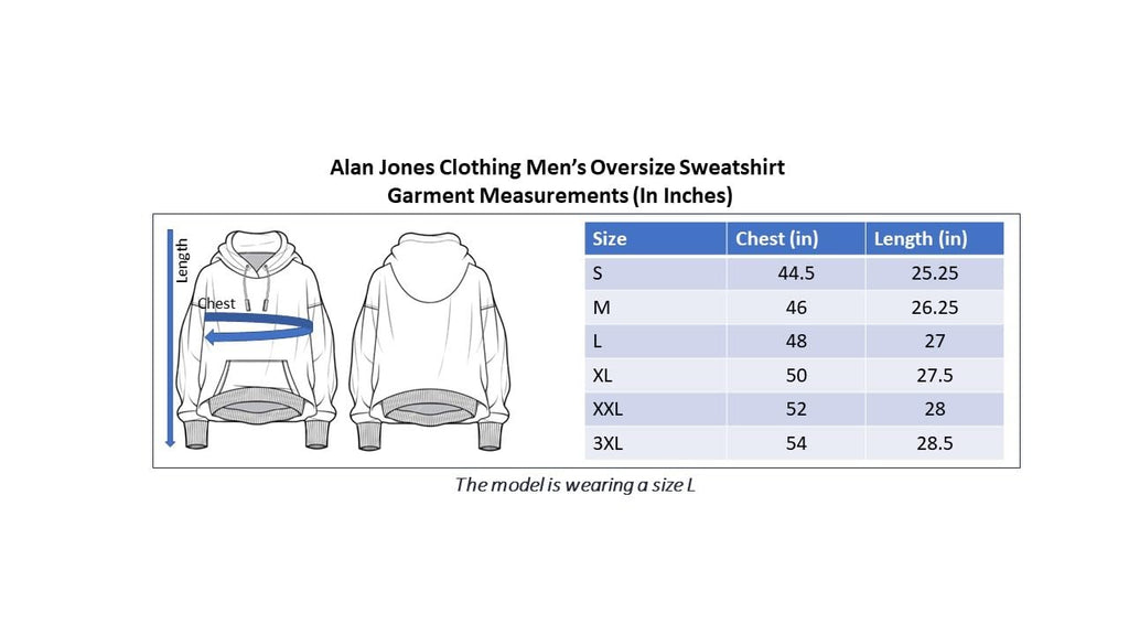 Alan Jones Clothing Men's Cotton Blend Abstract Print Hoodies