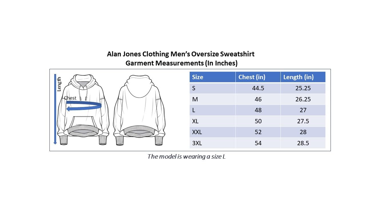 Alan Jones Clothing Men's Cotton Blend Abstract Print Hoodies