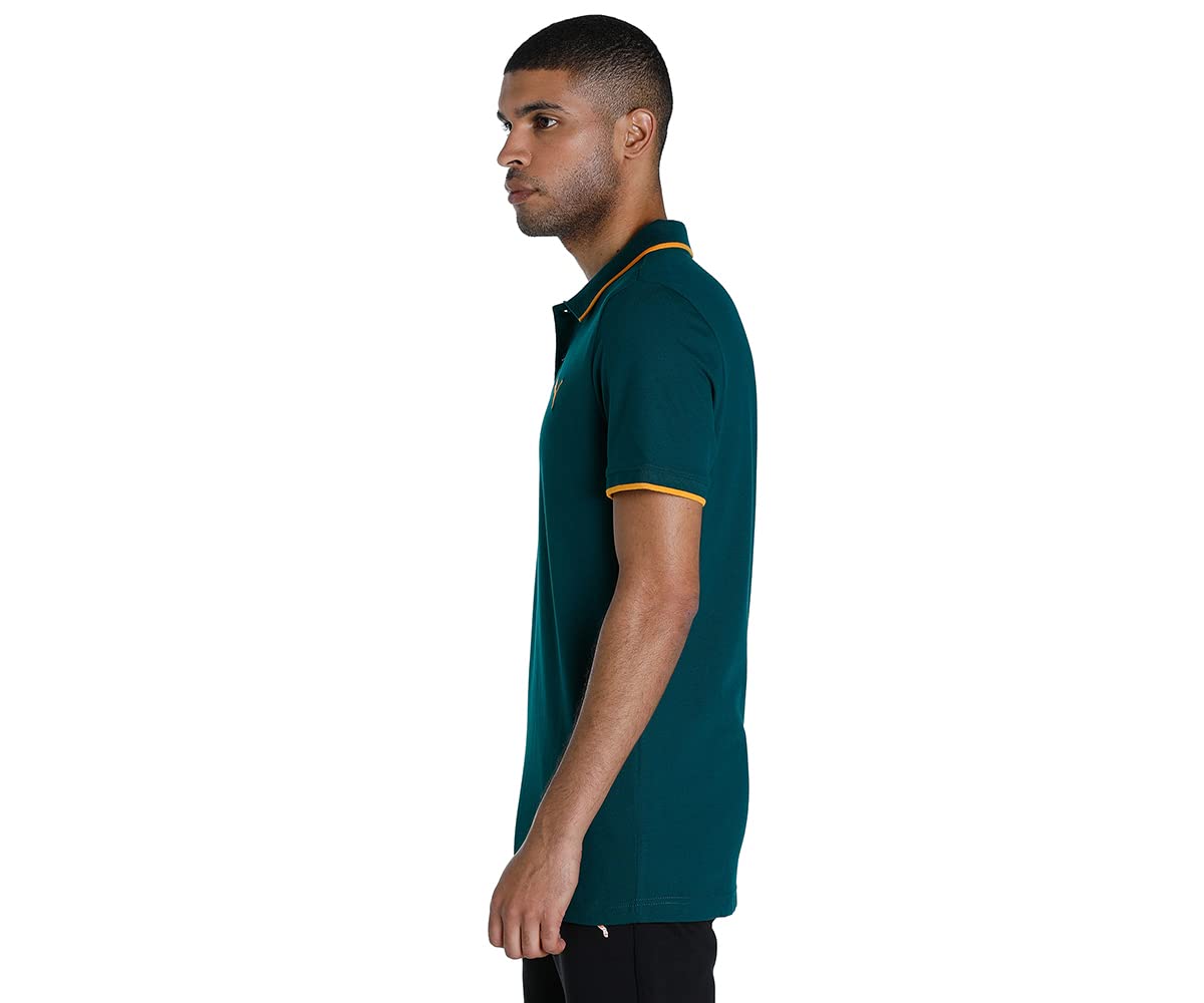 Puma Mens Slim Cotton Collar Tipping Polo