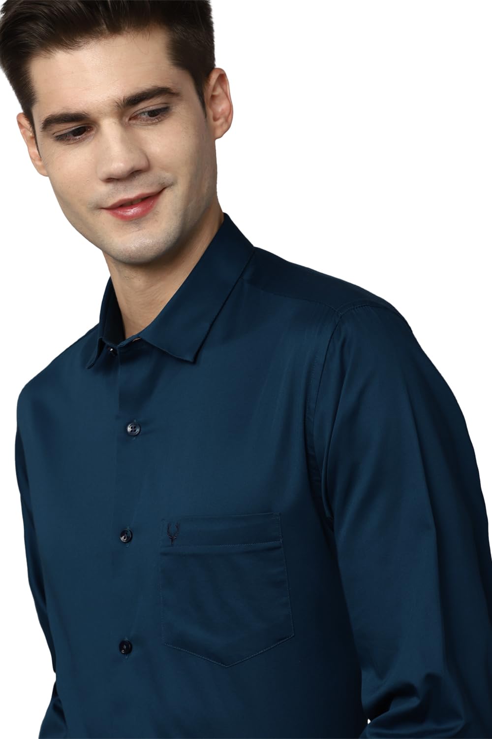 Allen Solly Men's Solid Regular Fit Shirt