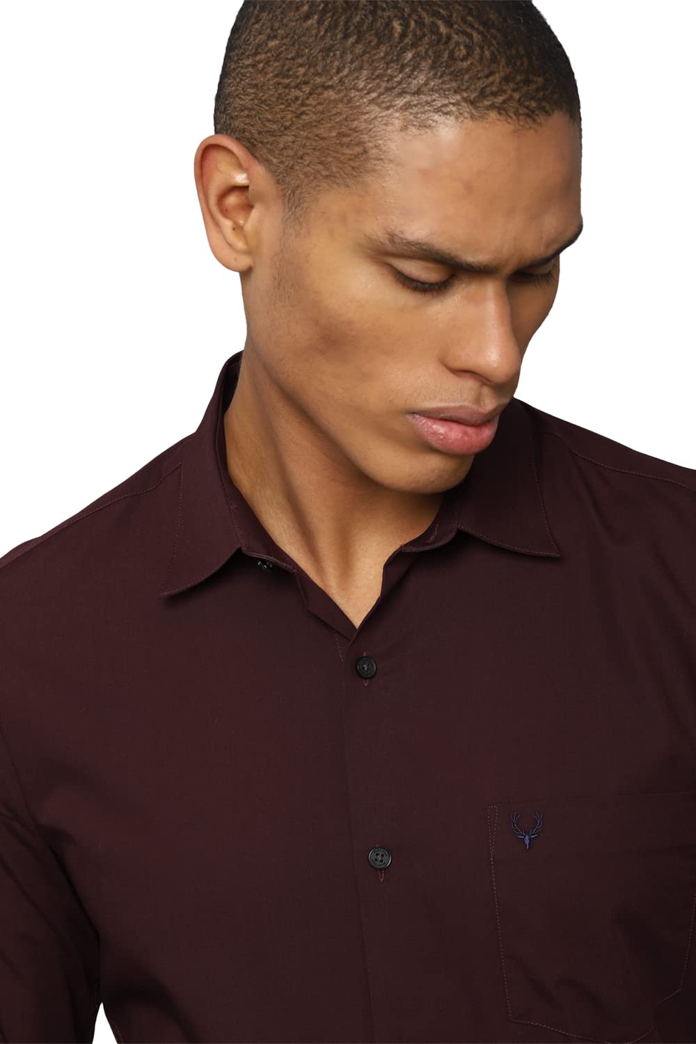 Allen Solly Men's Solid Regular Fit Shirt