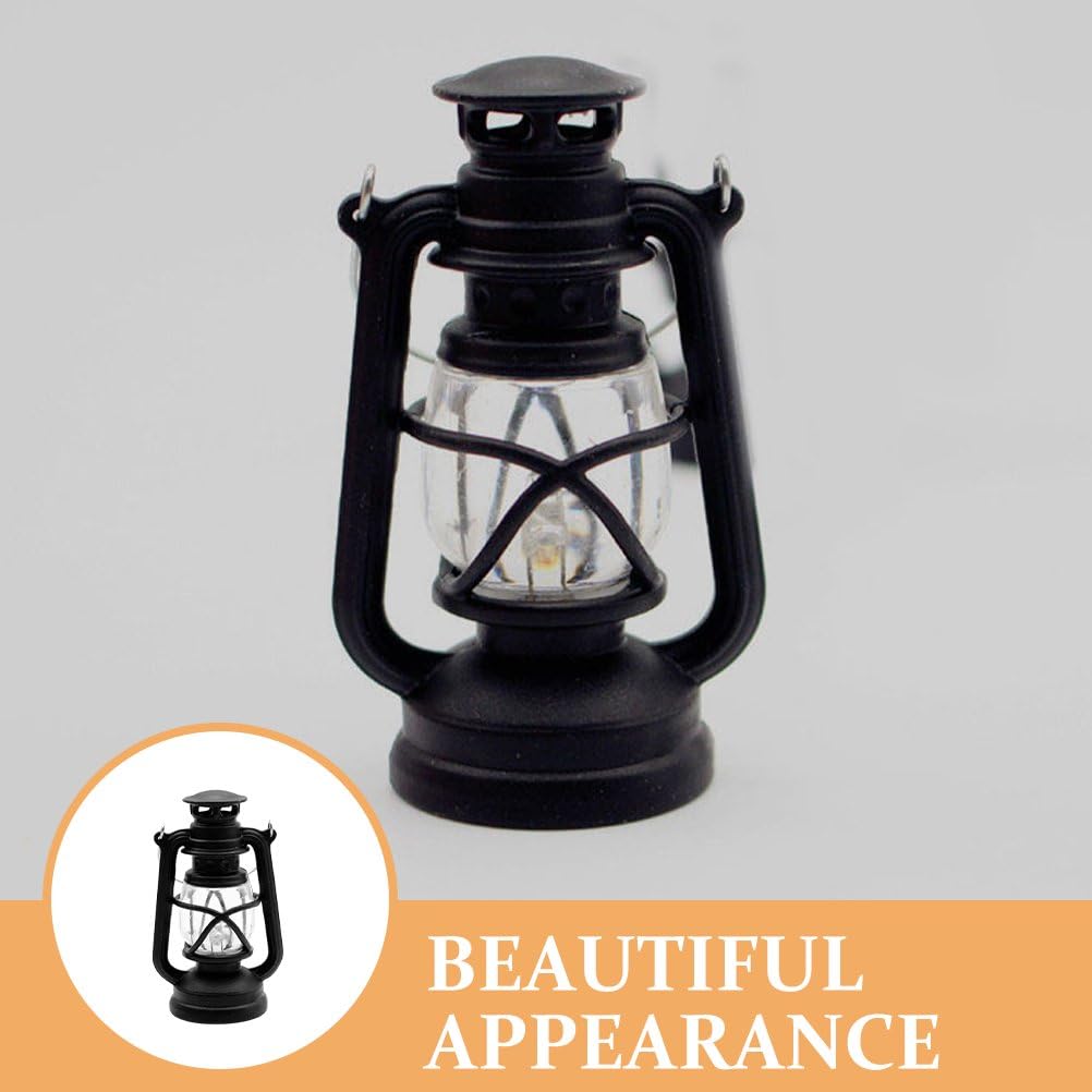 TEESTA Multi-Functional Kerosene Lantern with LED Candle and Portable Handle | Mini Hand Lamp for Home Decoration On Diwali , Christmas and Many More Festivals | Lantern Ornament for Kids (Pack of 1)
