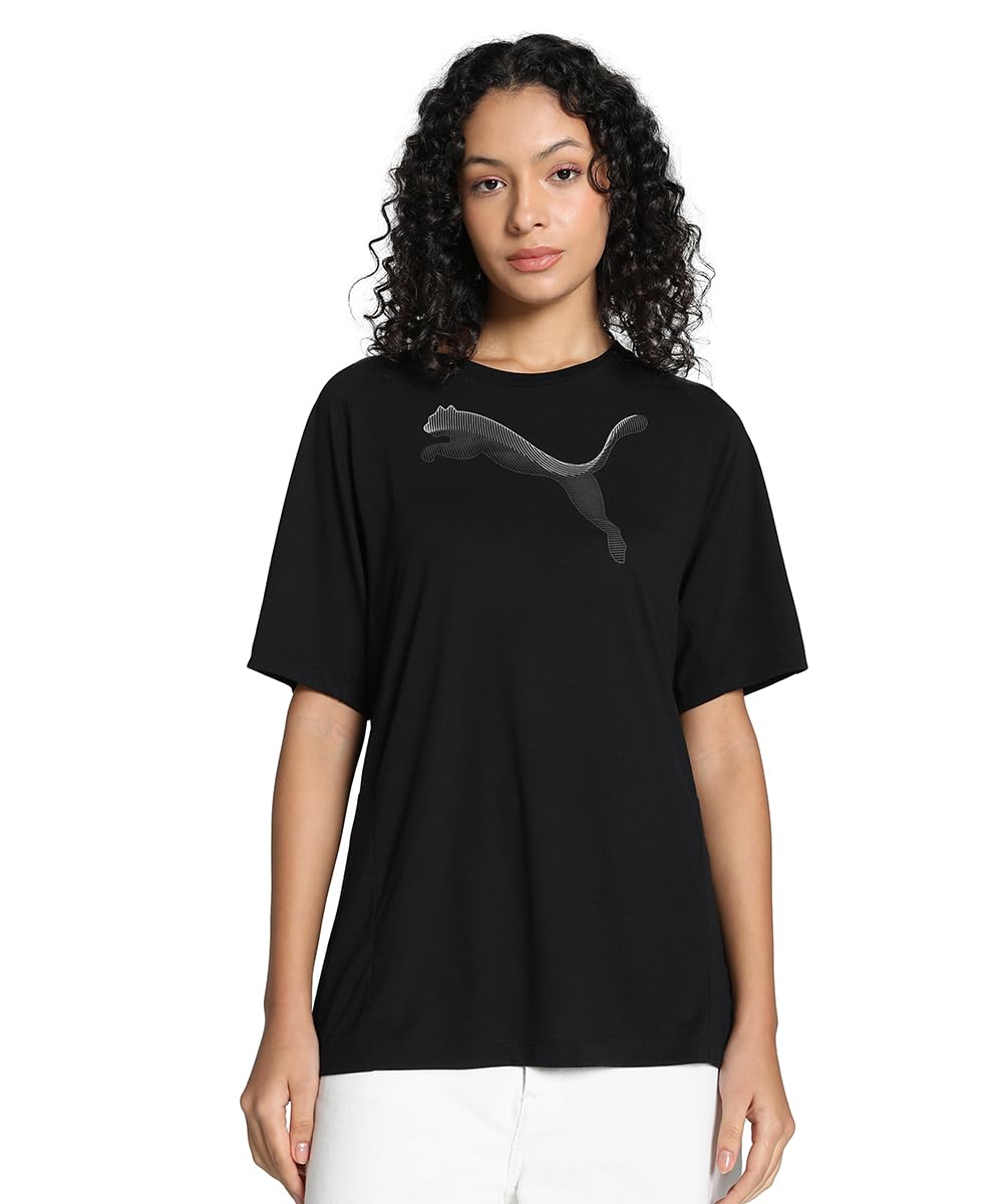 Puma Women's Printed Relaxed Fit T-Shirt