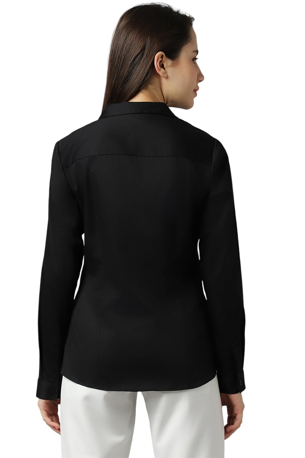 Allen Solly Women's Plain Long Sleeve Formal Shirt