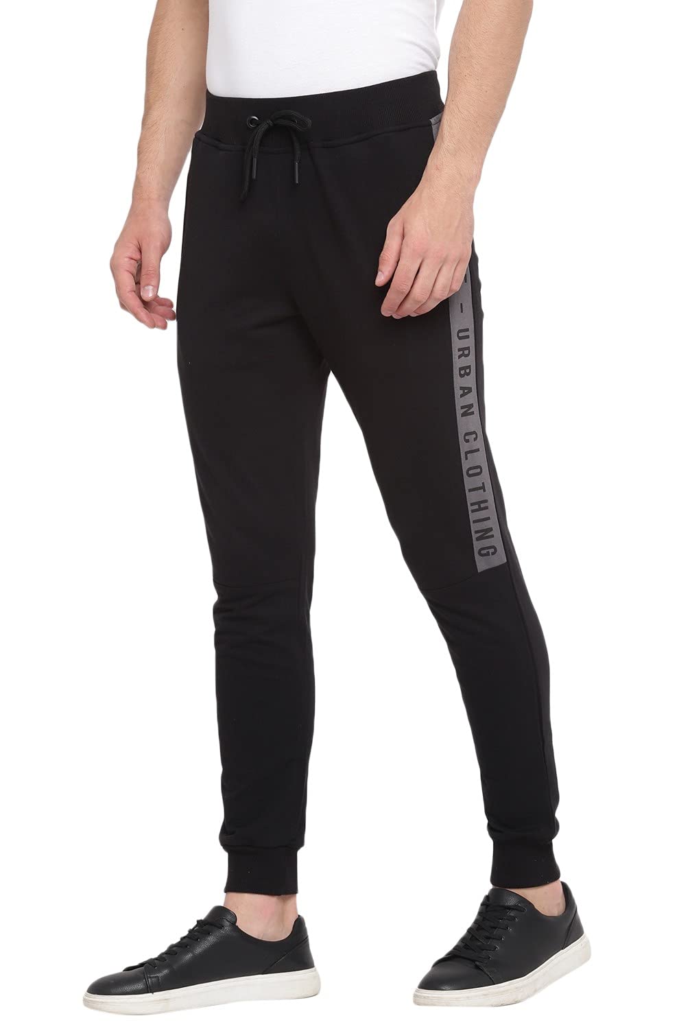 Alan Jones Clothing Men's Slim Fit Poly Cotton Track Pants