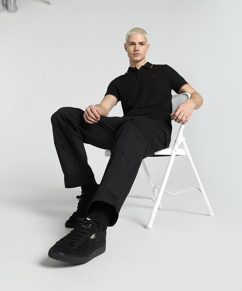 Puma Men's Solid Slim Fit T-Shirt