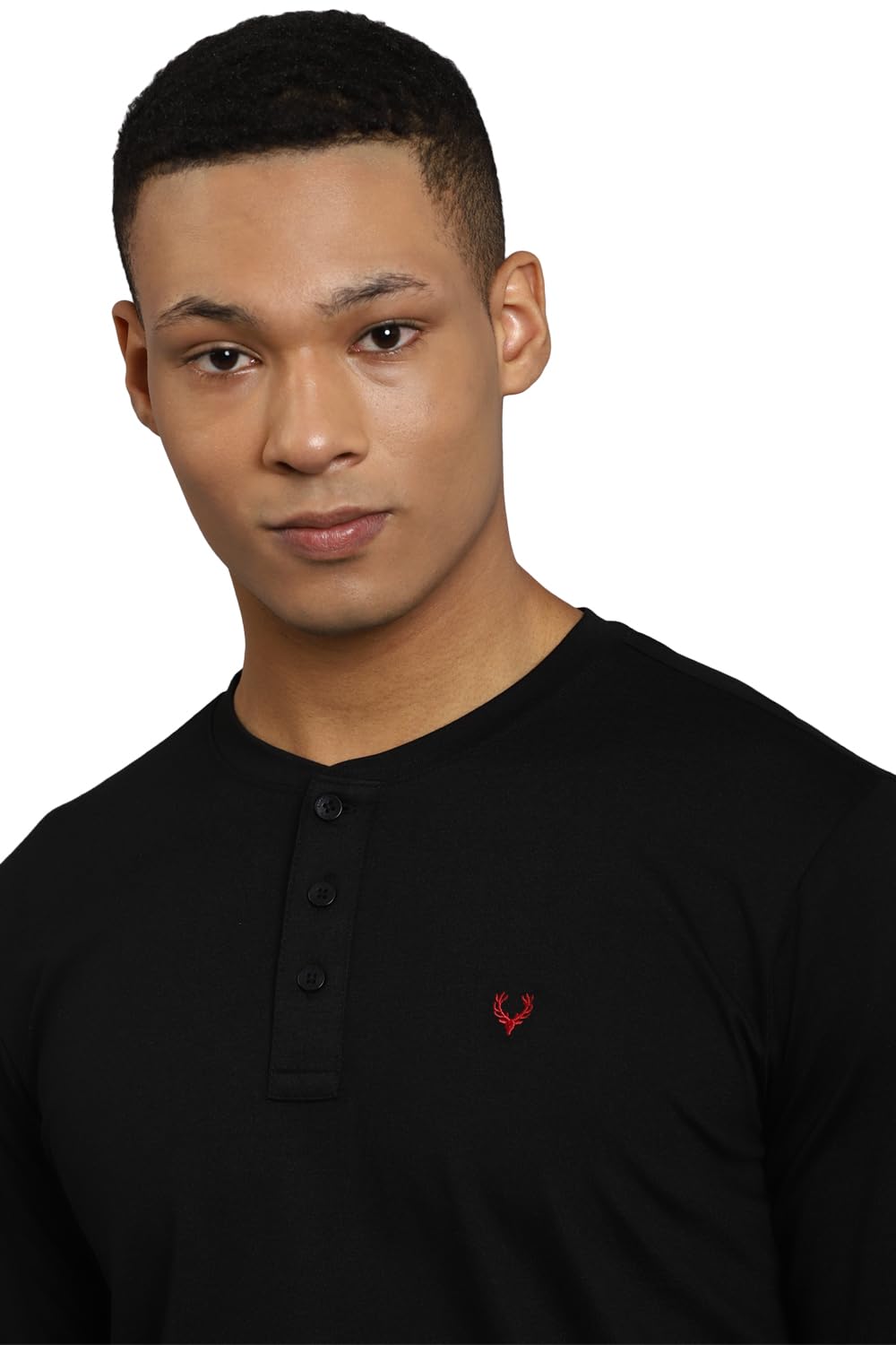 Allen Solly Men's Solid Regular Fit T-Shirt