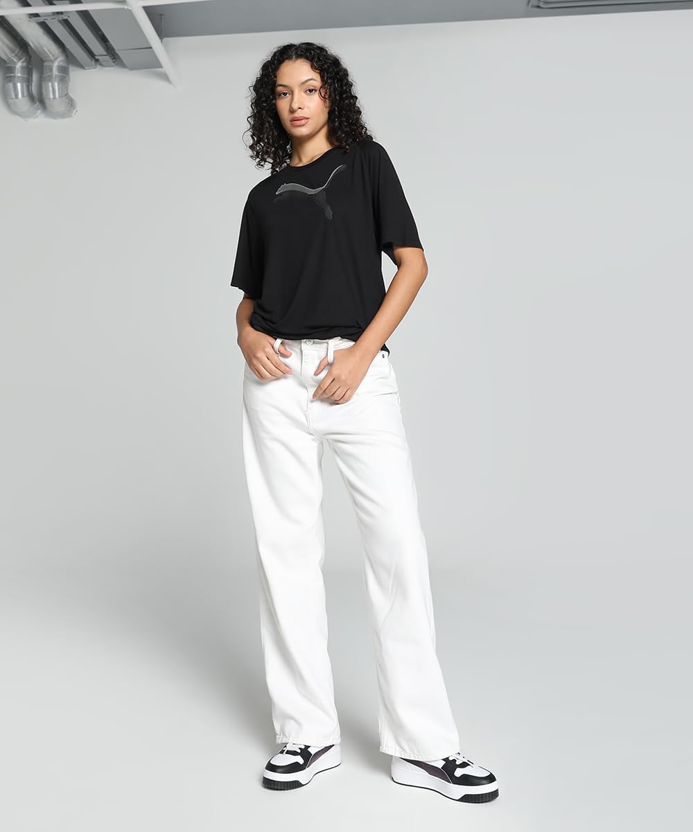 Puma Women's Printed Relaxed Fit T-Shirt