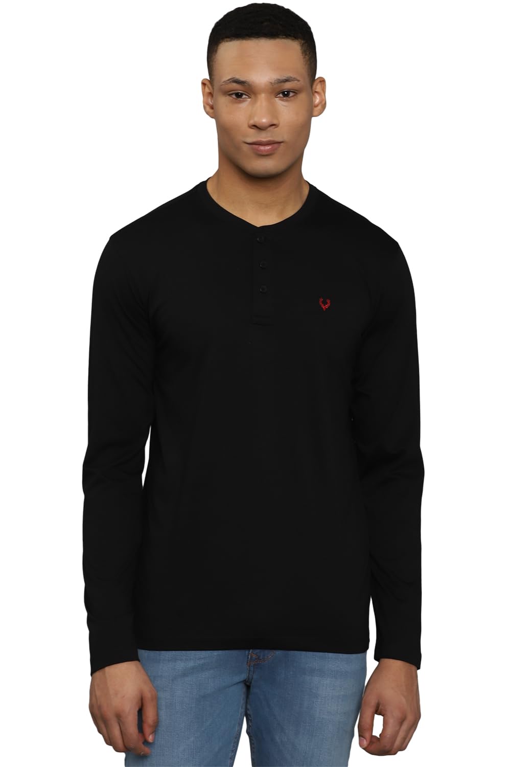 Allen Solly Men's Solid Regular Fit T-Shirt
