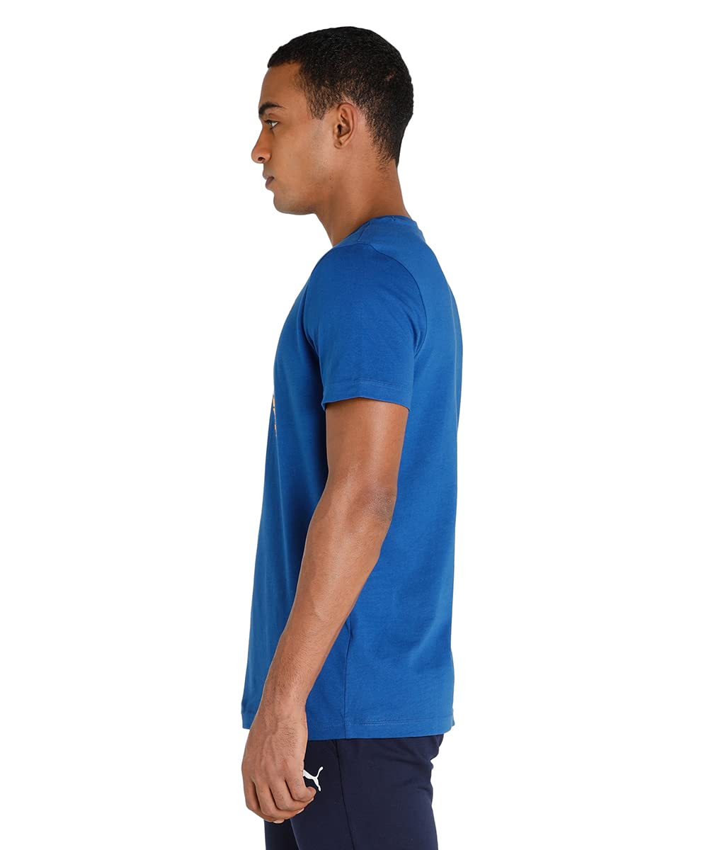 Puma Men's Regular Fit T-Shirt with Graphic Print Logo