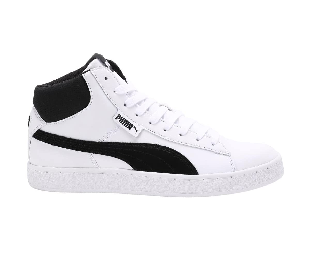 Puma Unisex-Adult 1948 Mid L White-Black Sneaker