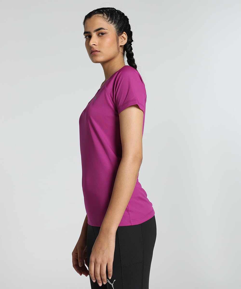 Puma Women's Printed Slim Fit T-Shirt