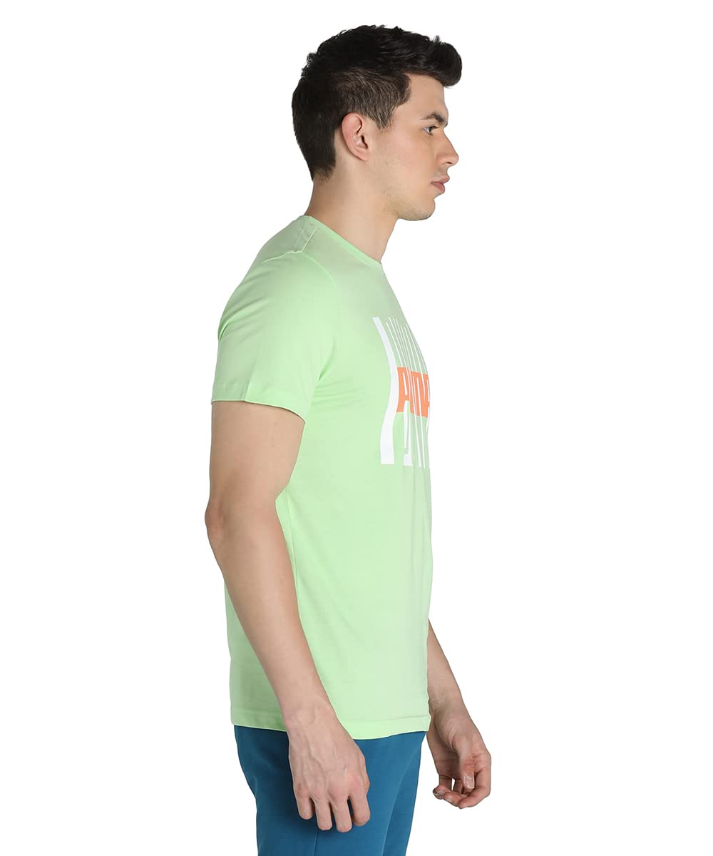 Puma Men's Letter Print Regular Fit T-Shirt