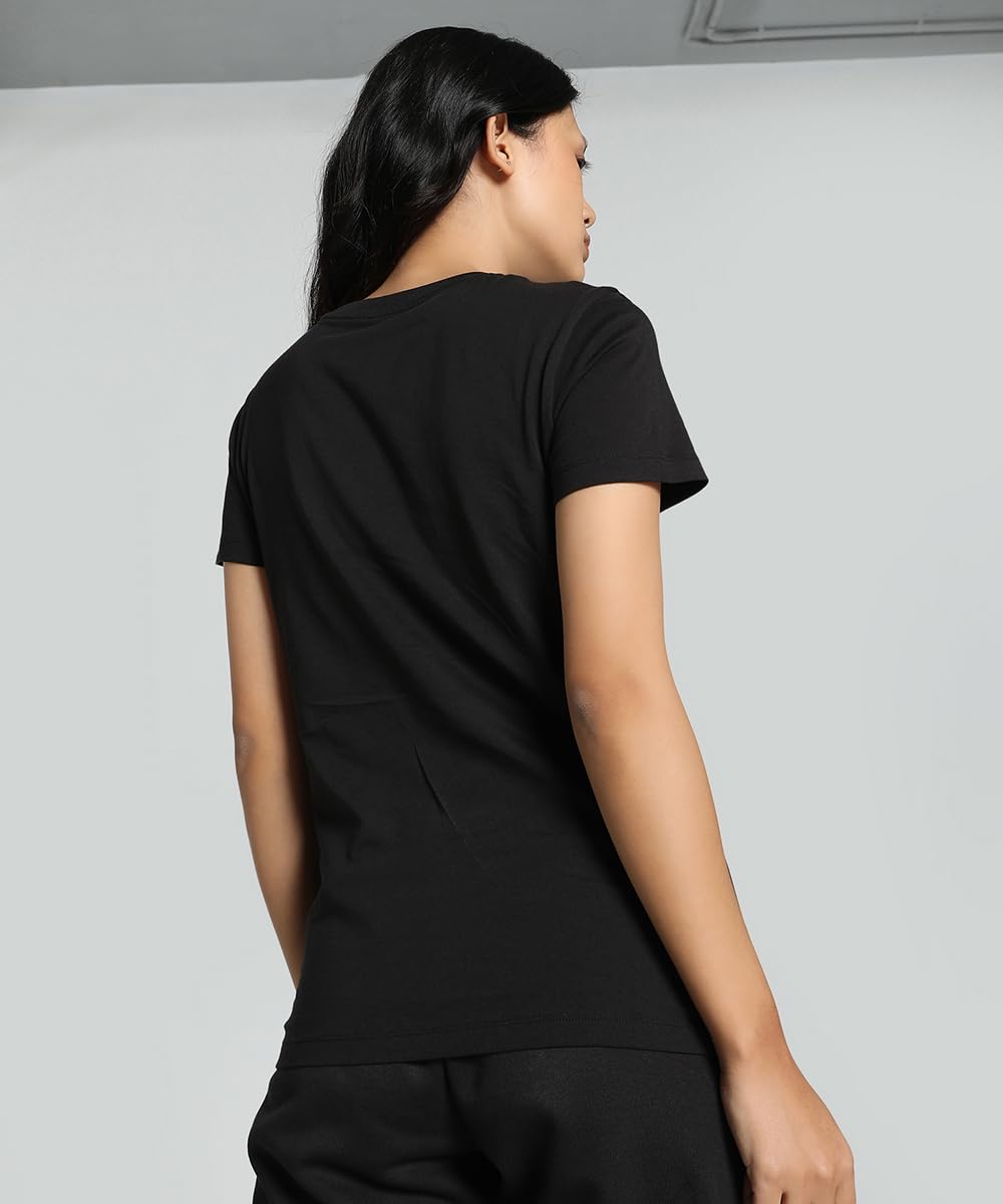 Puma Women's Printed Regular Fit T-Shirt