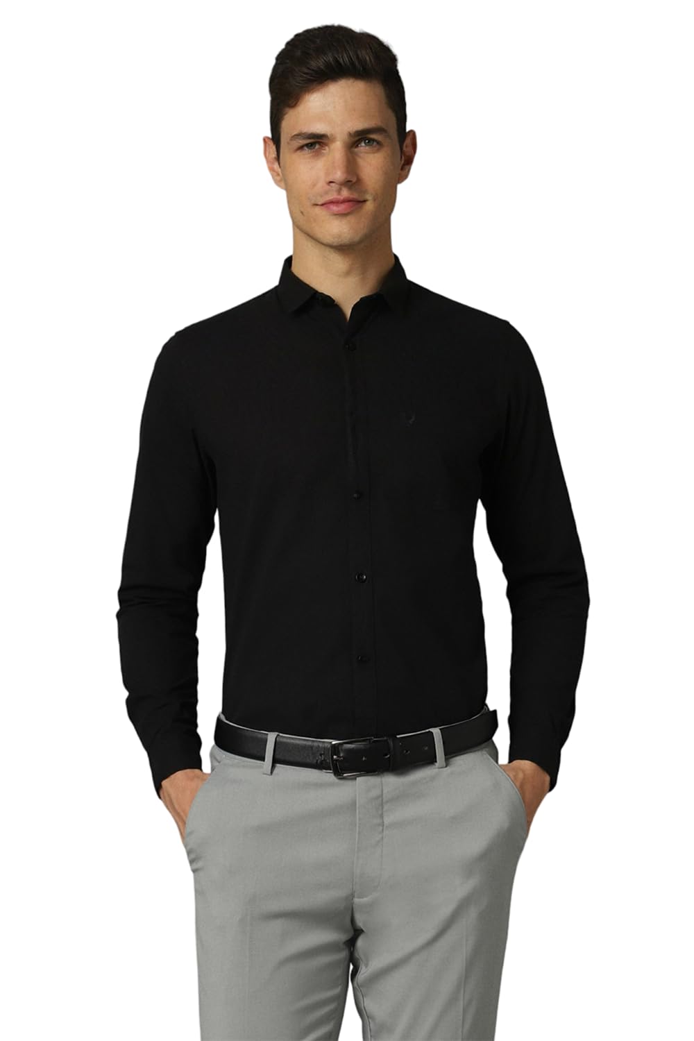 Allen Solly Men's Solid Slim Fit Shirt