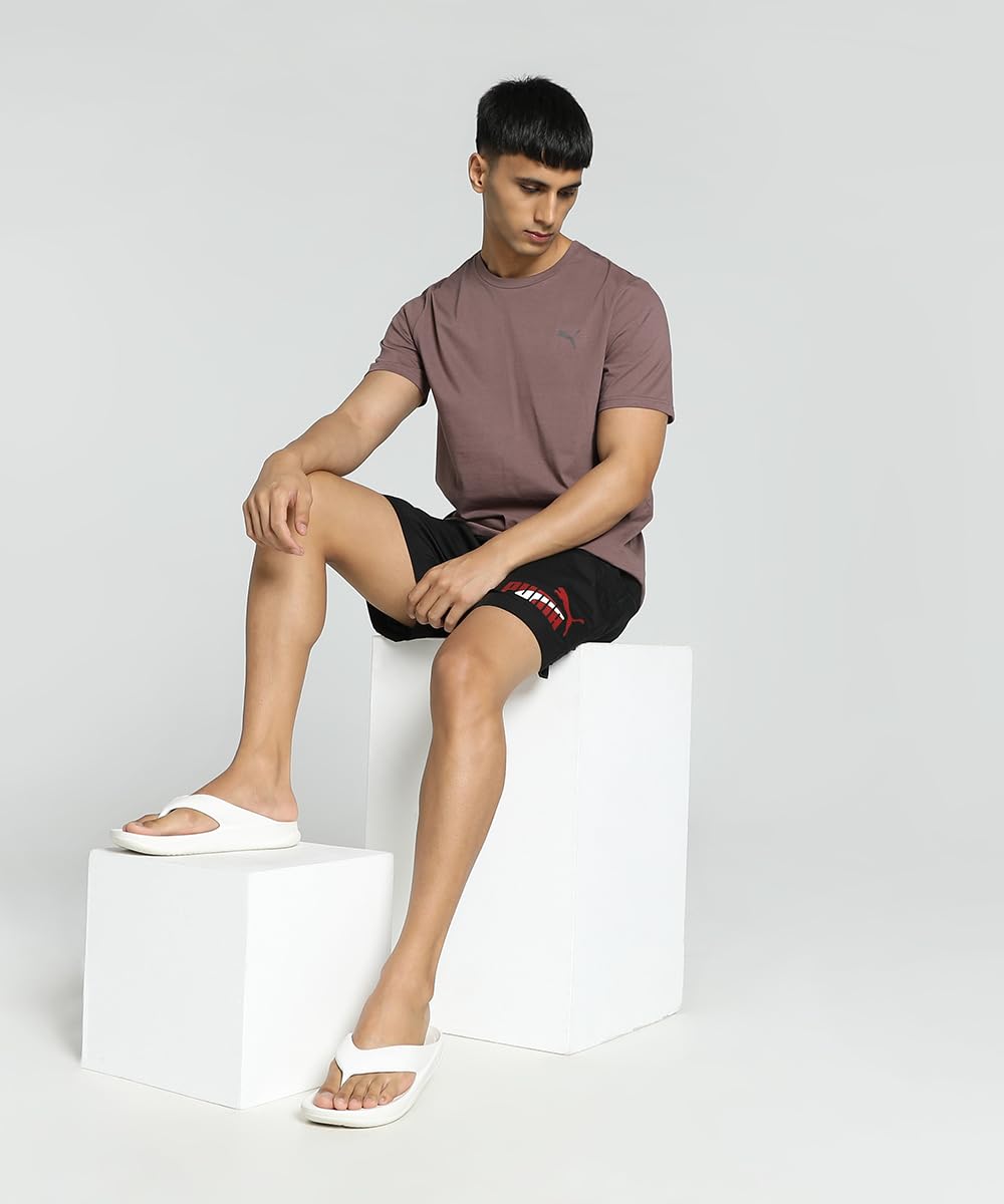Puma Men's Solid Regular Fit T-Shirt