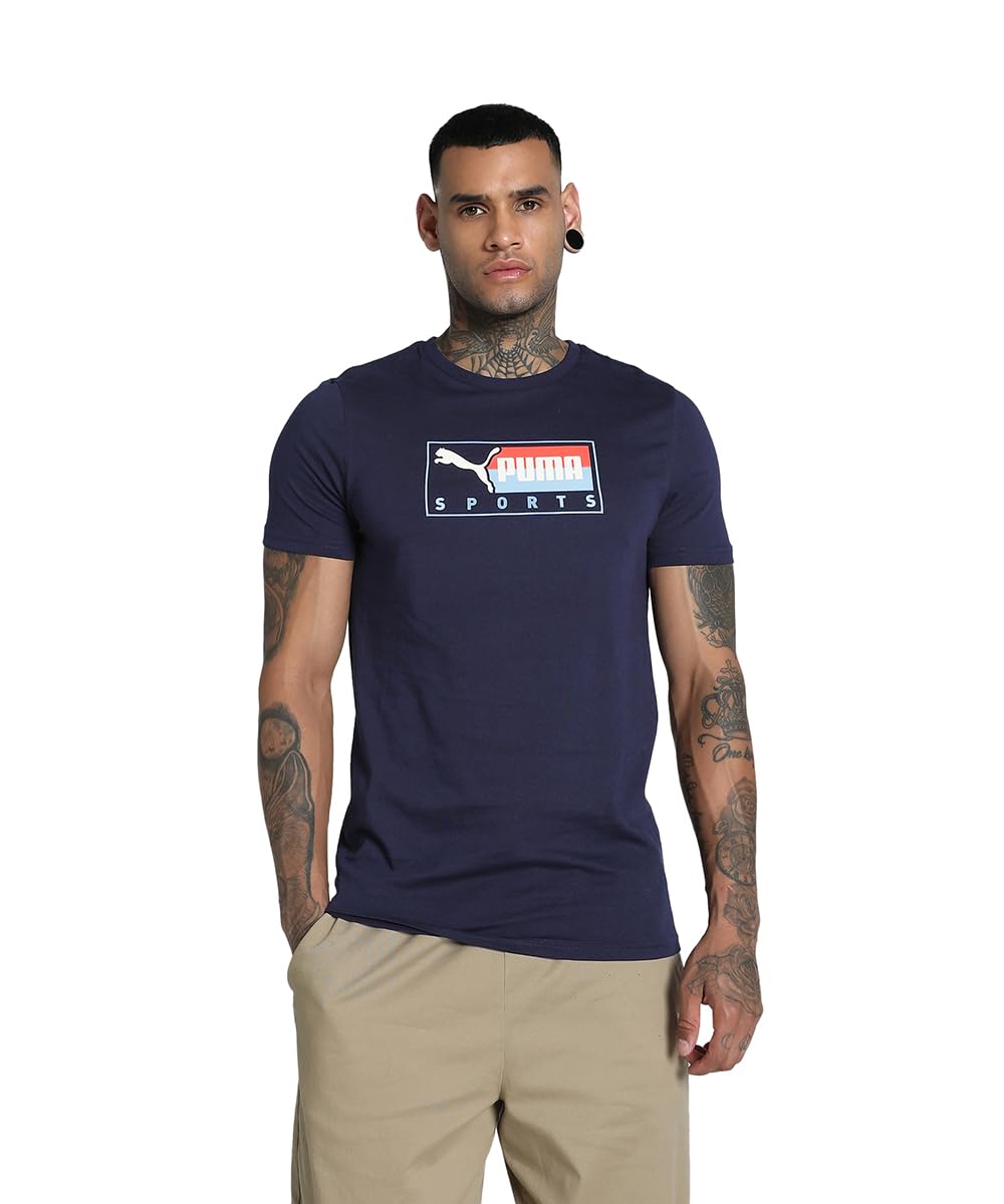 Puma Men's Graphic Print Slim Fit T-Shirt