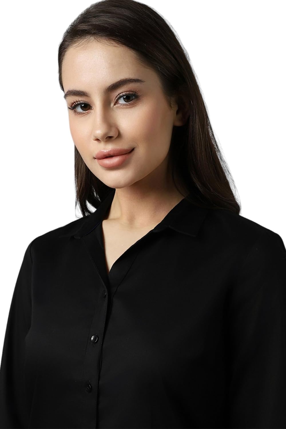 Allen Solly Women's Plain Long Sleeve Formal Shirt