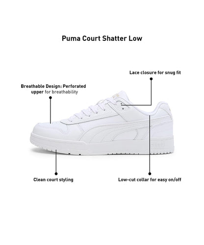 Puma Men's Court Shatter Low Sneaker