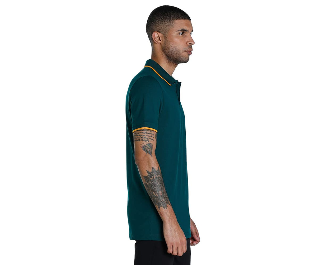 Puma Mens Slim Cotton Collar Tipping Polo