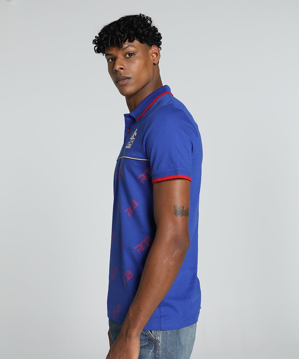 Puma Mens Ipl Rcb Regular Fit Polo T-Shirt