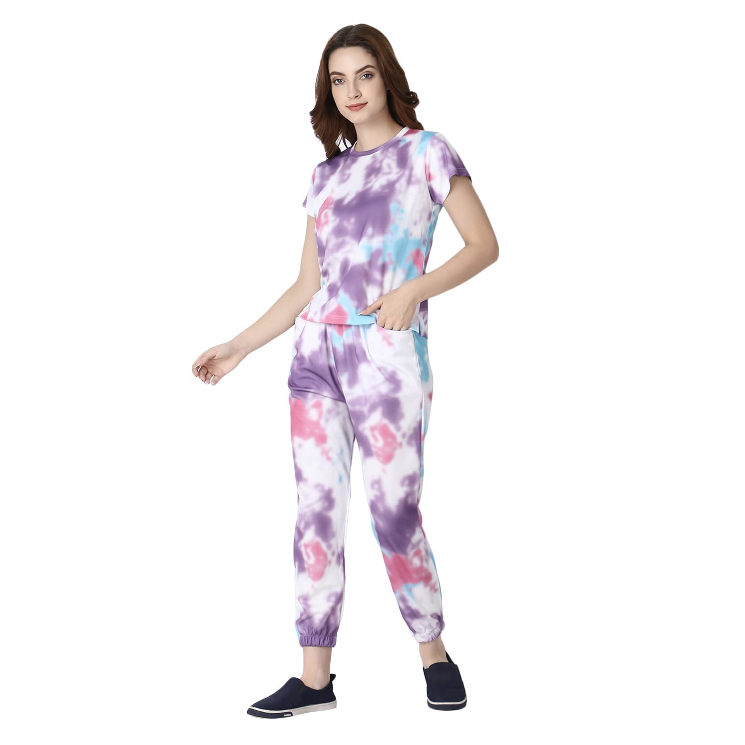 GRECIILOOKS Cotton Blend Co-Ord Set for Women