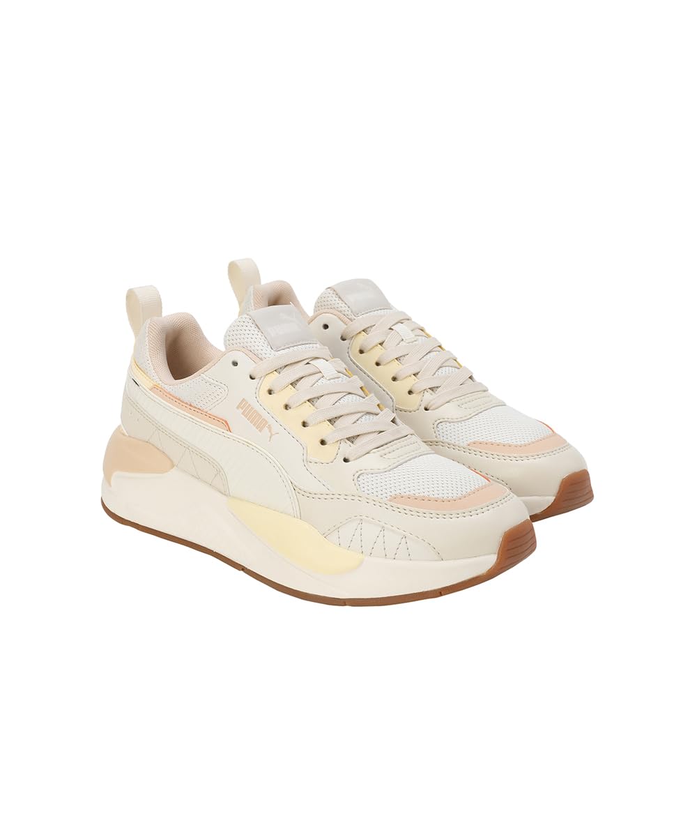 Puma Unisex-Adult X-Ray 2 Square Alpine Snow-Frosted Ivory-Cashew Sneaker