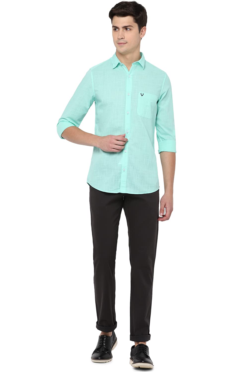 Allen Solly Men's Solid Slim Fit Shirt