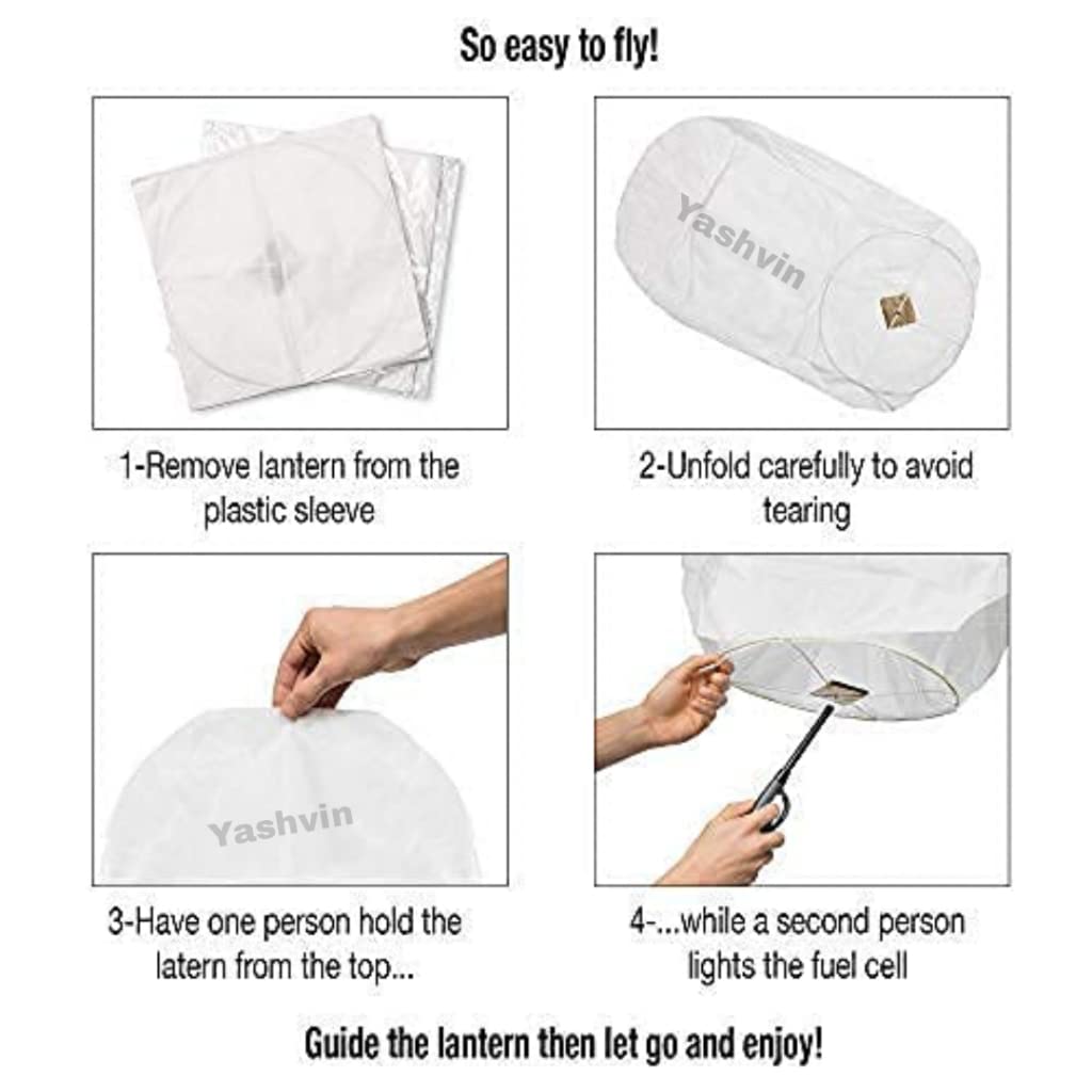 Colorful Paper Flying Sky Hot Air Balloon Multicolour Wishing Sky Lanterns Kite Pack of 3 Piece/Flying Night Sky Candle for Diwali/Christmas/Marriage/Birthday/All Festival SDH845