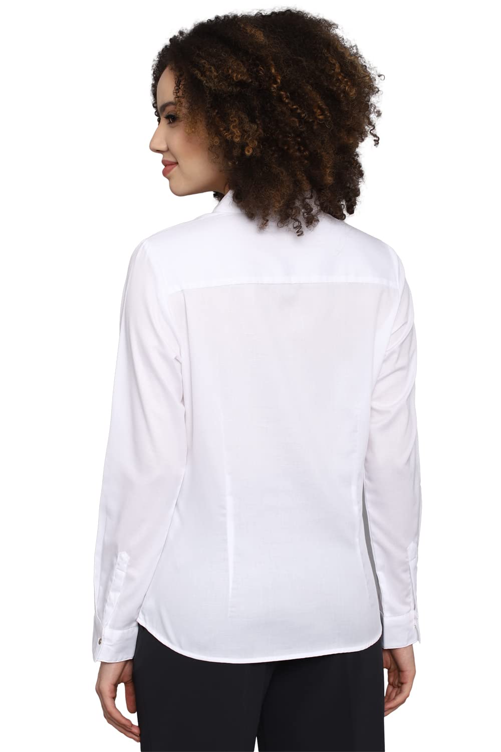 Allen Solly Women's Plain Long Sleeve Casual Shirt