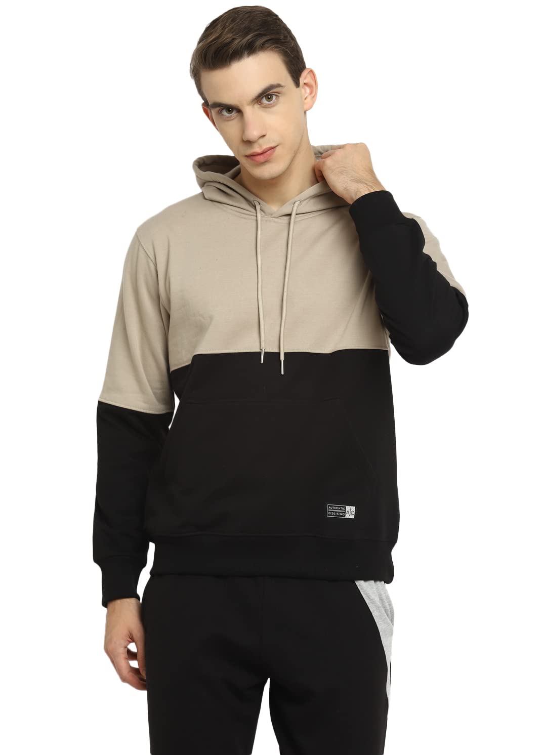 Buy Online Alan Jones Clothing Men's Cotton Hooded Neck Hoodies