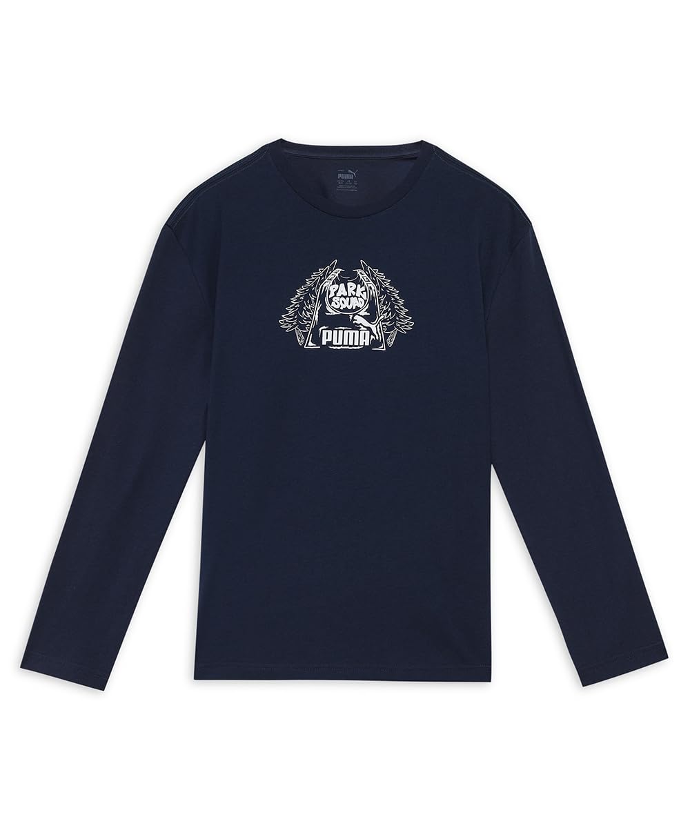 Puma Boy's Printed Relaxed Fit T-Shirt