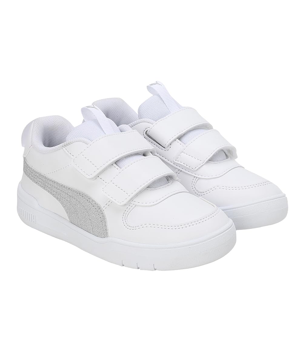 Puma Girls' Multiflex Glitz FS V Pre-School Sneaker