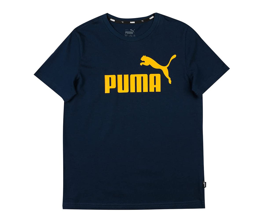 Puma Boys Regular Cotton Essential Logo Tee