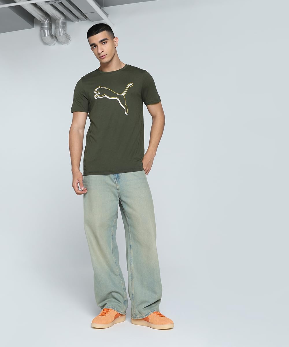 Puma Men's Solid Classic Fit Tees