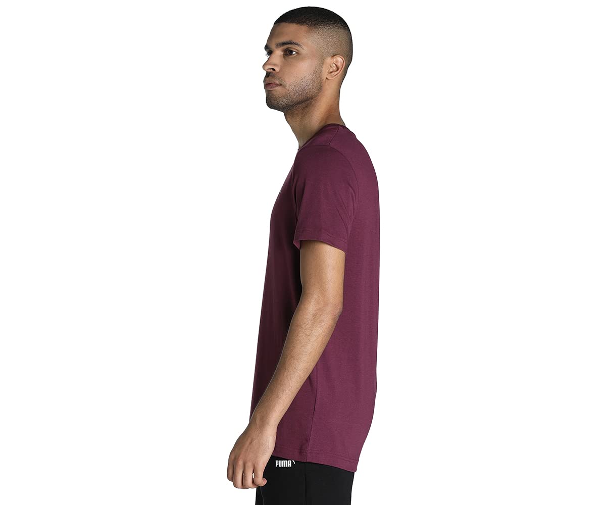 Puma Men's Solid Regular Fit T-Shirt