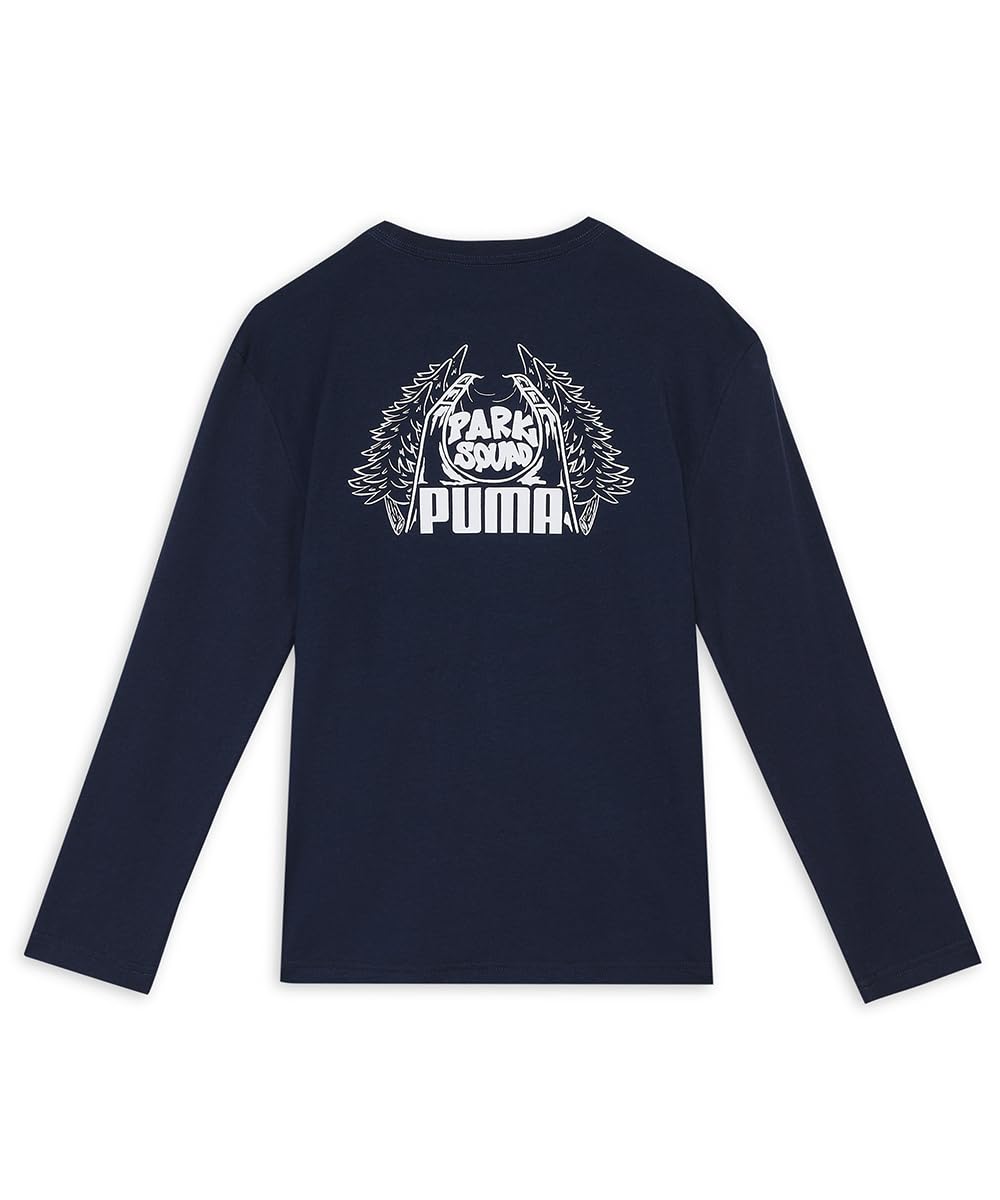 Puma Boy's Printed Relaxed Fit T-Shirt