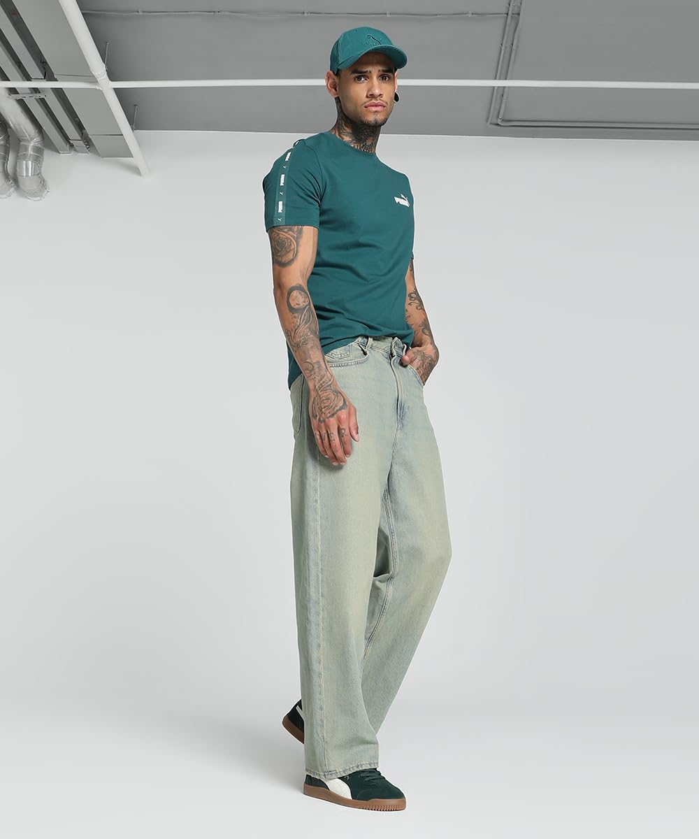 Puma Men's Solid Regular Fit T-Shirt