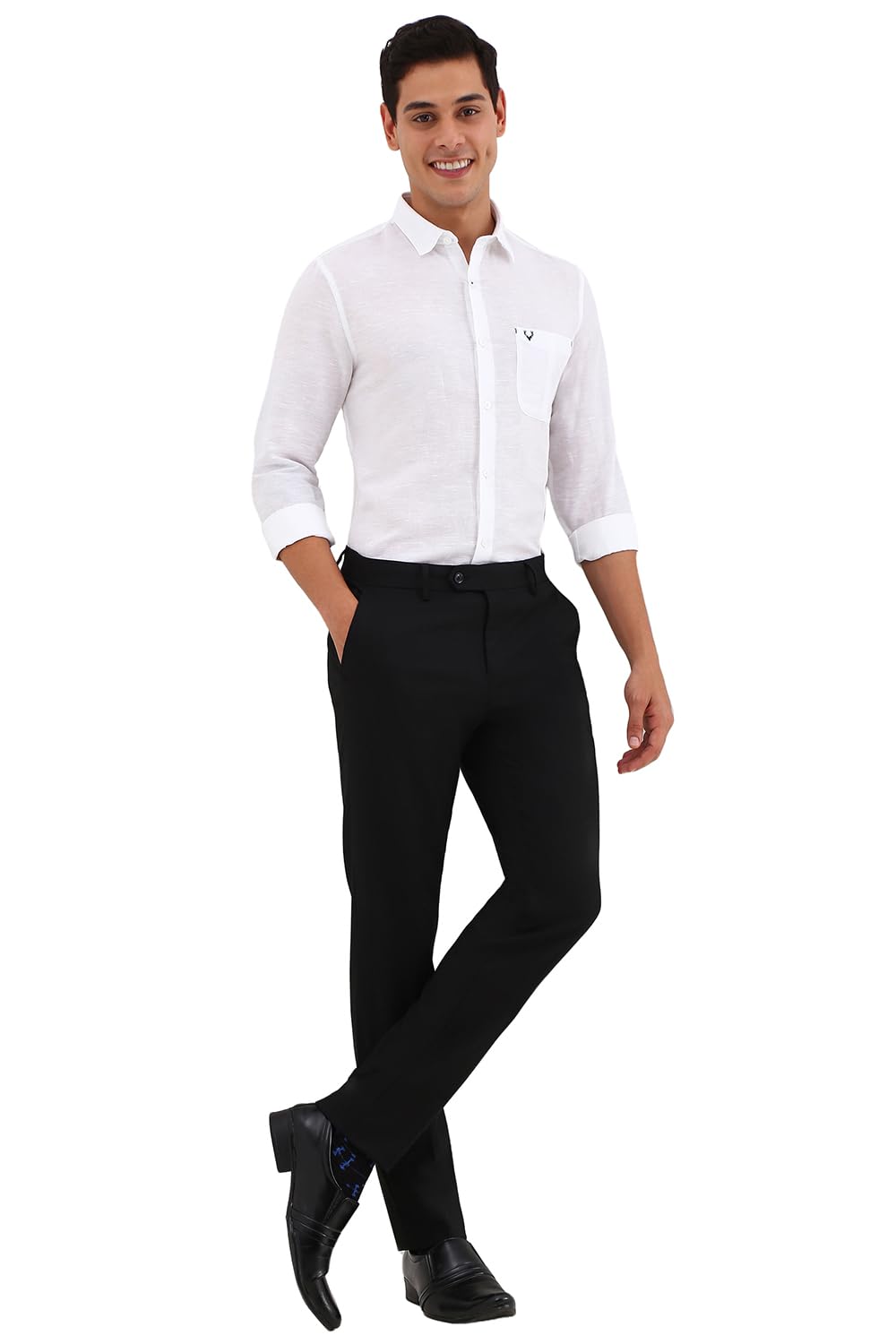 Allen Solly Men's Solid Slim Fit Shirt