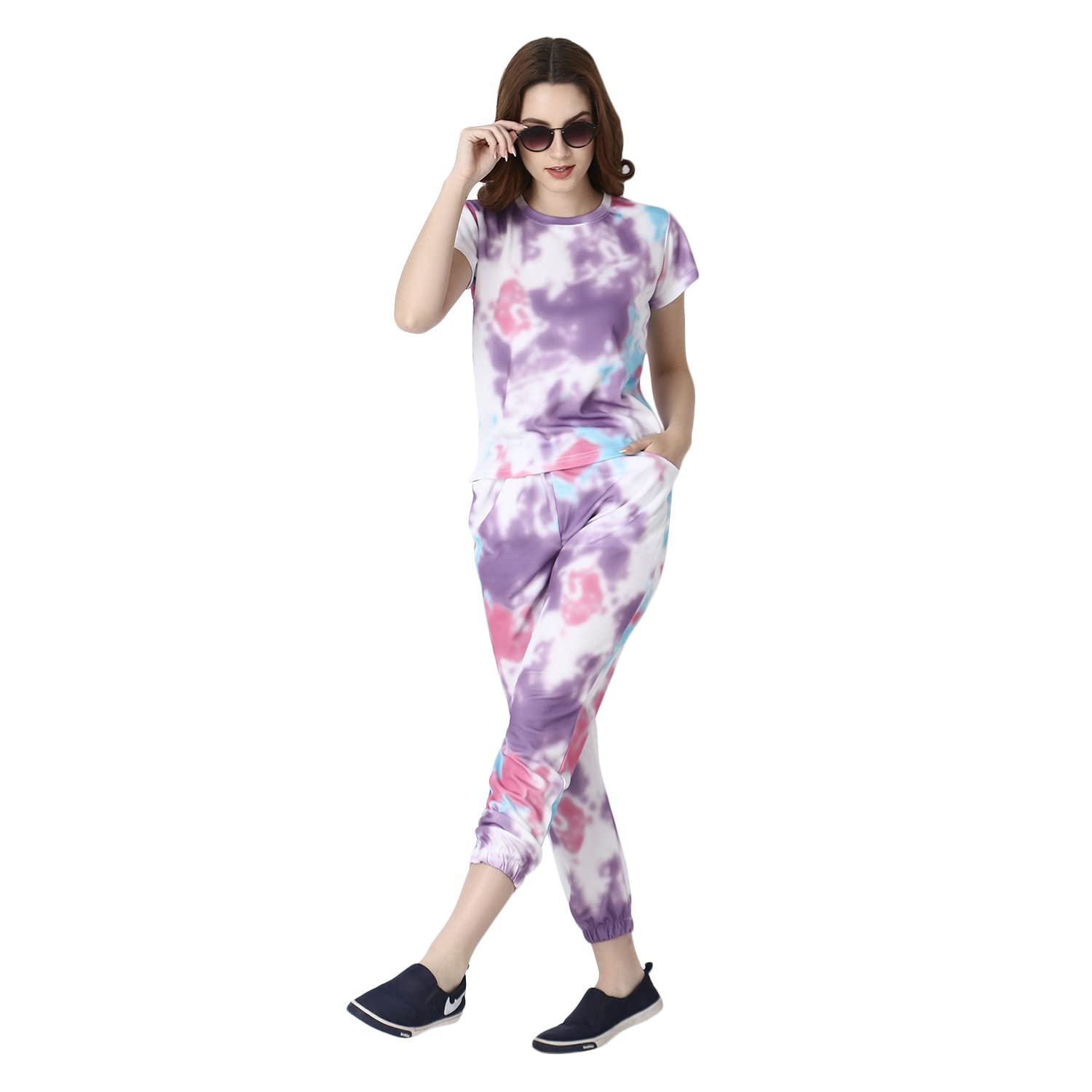 GRECIILOOKS Cotton Blend Co-Ord Set for Women