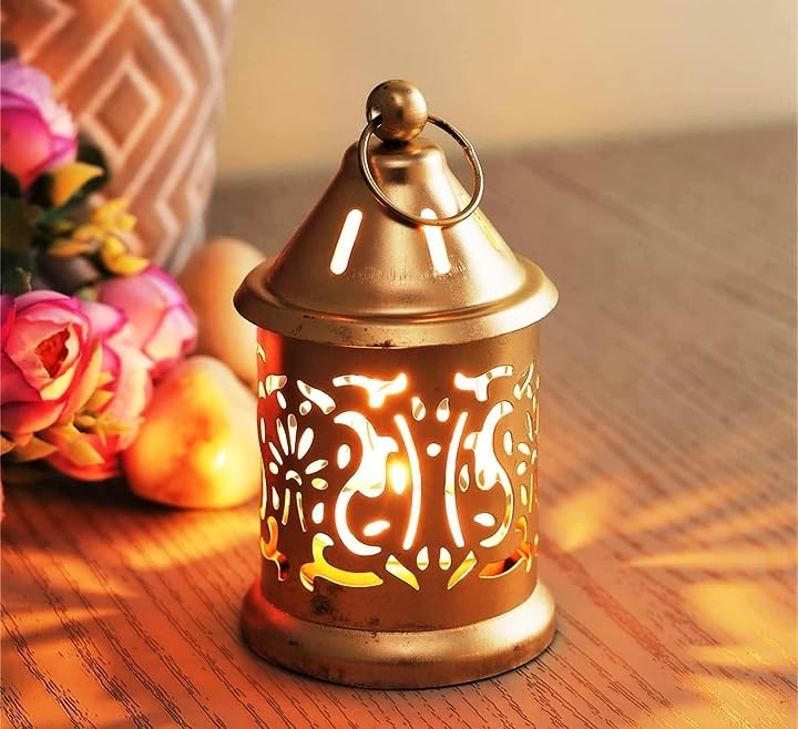 Decor Gallery Metal Lanterns for Home, Wedding, Party, Eid, Diwali, New Year, Birthday, Anniversary, Housewarming Gift Pack of 4