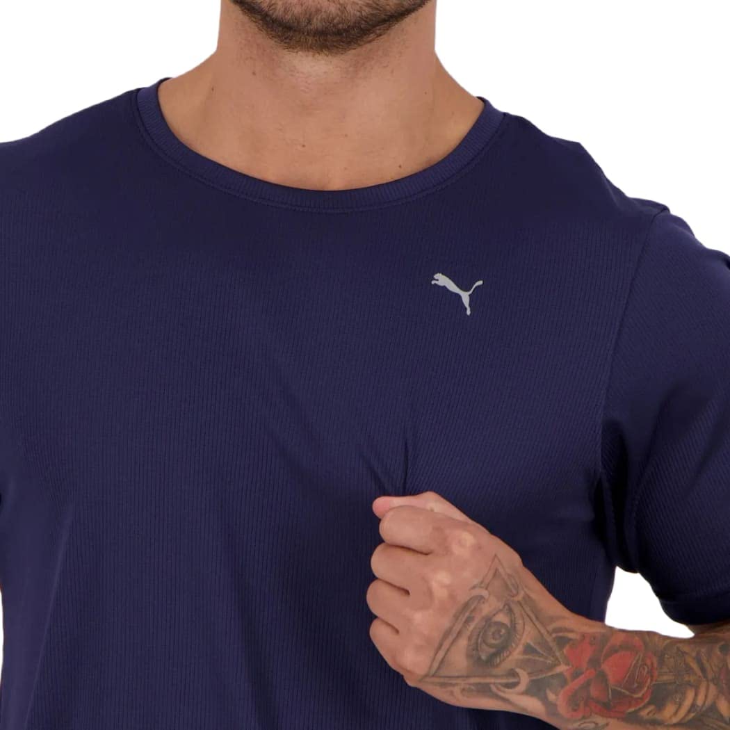 Puma Men's Solid Regular Fit T-Shirt
