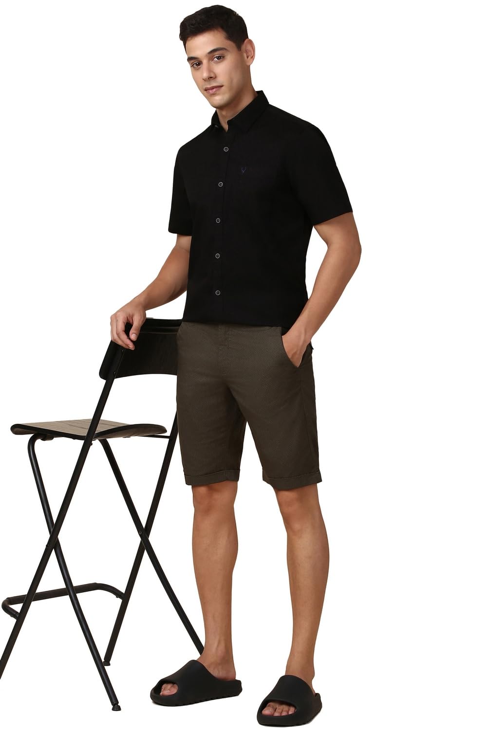 Allen Solly Men's Solid Regular Fit Shirt