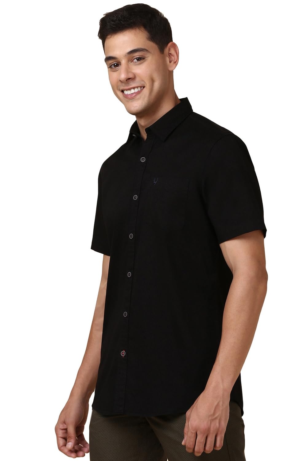 Allen Solly Men's Solid Regular Fit Shirt